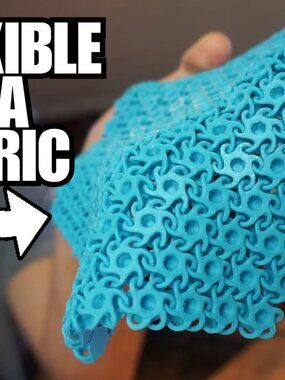 NASA-Style Hexagonal Flexible Mesh/Fabric (Reinforced) l Full design process inc